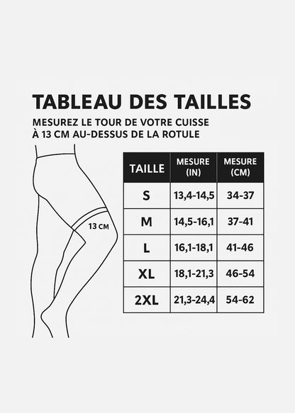 Maintien de compression pour Genoux et Jambes